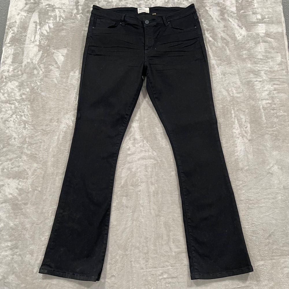 BKE Payton Jeans Womens 34x33 Black Tailored Bootcut Denim Western Stretch